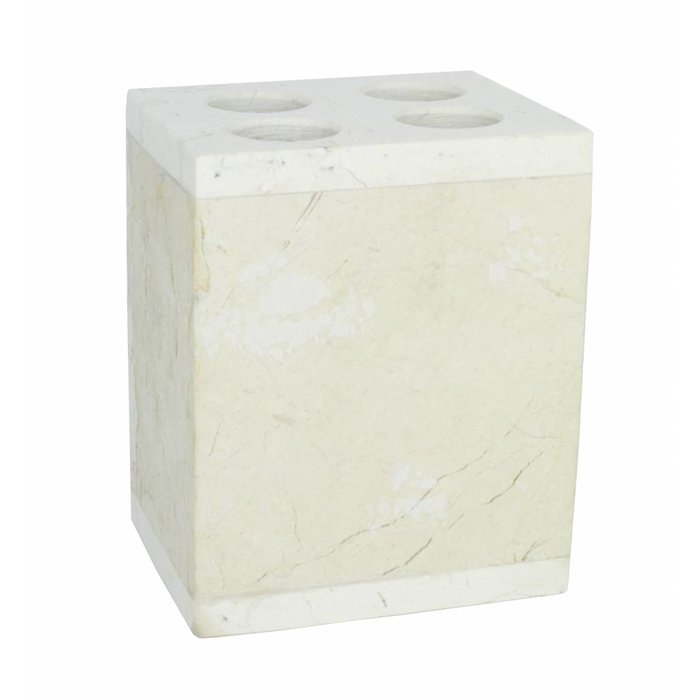 Indomarmer 4-Delige Marmeren Badset Bali