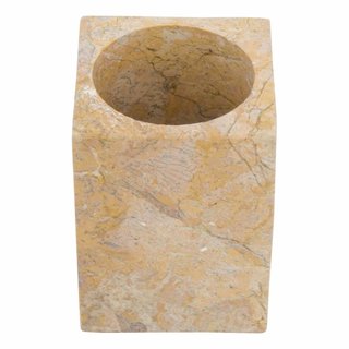 Indomarmer Marble Toothbrush Cup Java Squa