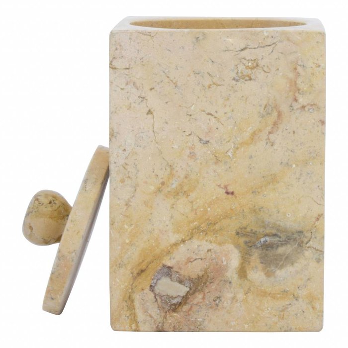 Indomarmer 4-Teilige Marmor Badeset Java Squa