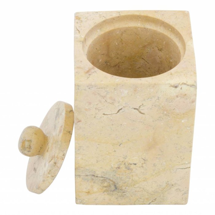 Indomarmer 4-Piece Marble bath set Java Squa