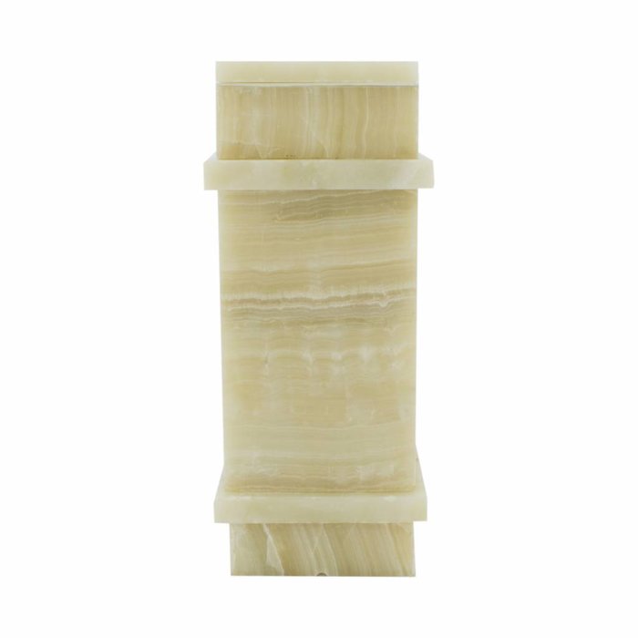 Indomarmer Square Lampe Aus Onyx Höhe 40 cm