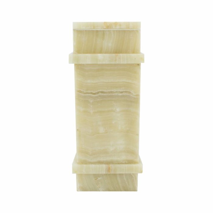 Indomarmer Square Lamp Onyx Height 40 cm