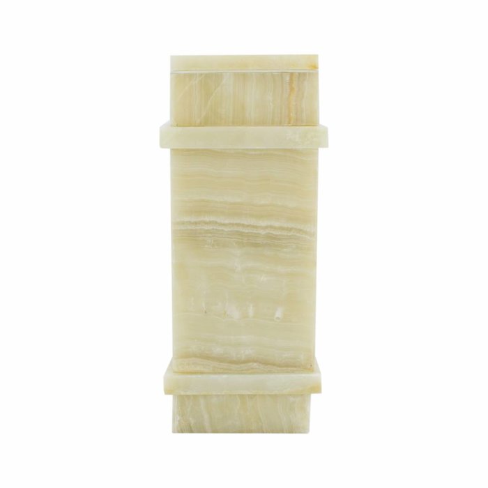 Indomarmer Square Lampe Aus Onyx Höhe 40 cm