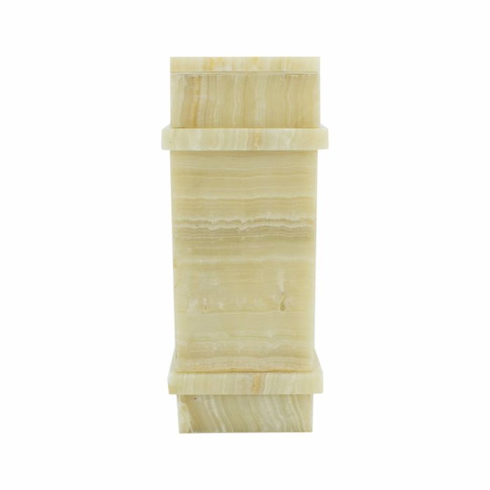Indomarmer Square Lampe Aus Onyx Höhe 40 cm