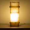 Square Lamp Onyx Hoogte 40 cm