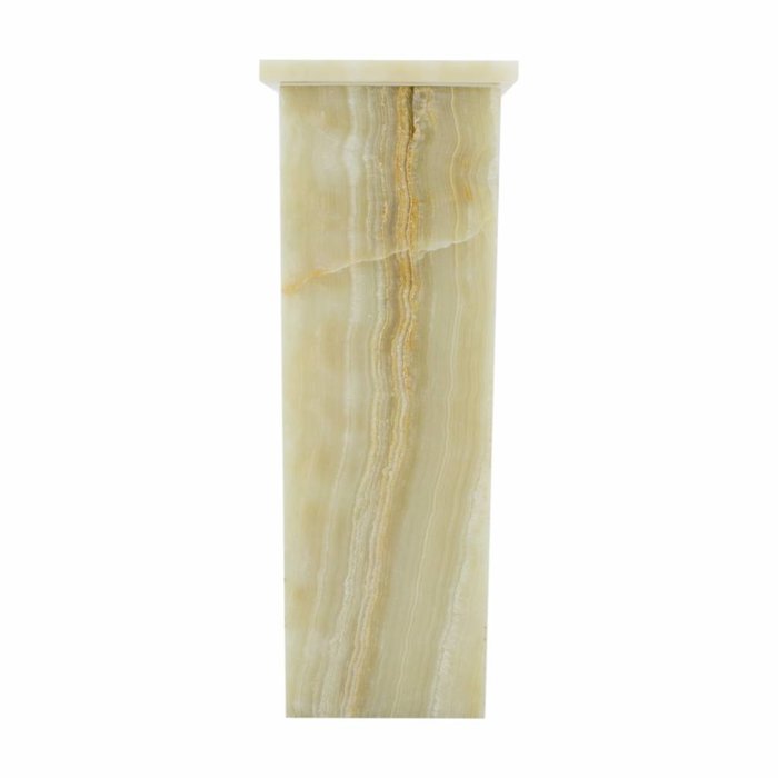 Indomarmer Square Lampe Aus Onyx Höhe 55 cm