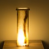Square Lampe Aus Onyx Höhe 55 cm