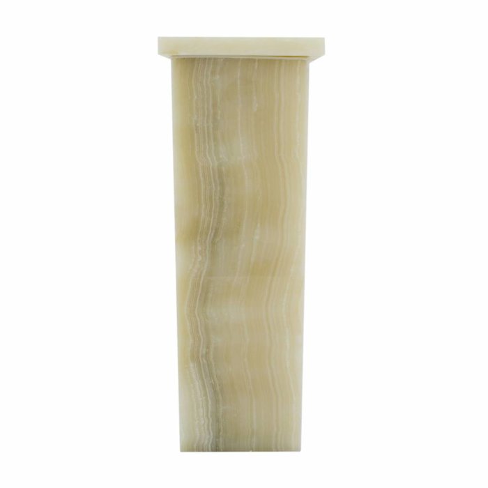 Indomarmer Square Lamp Onyx Height 55 cm