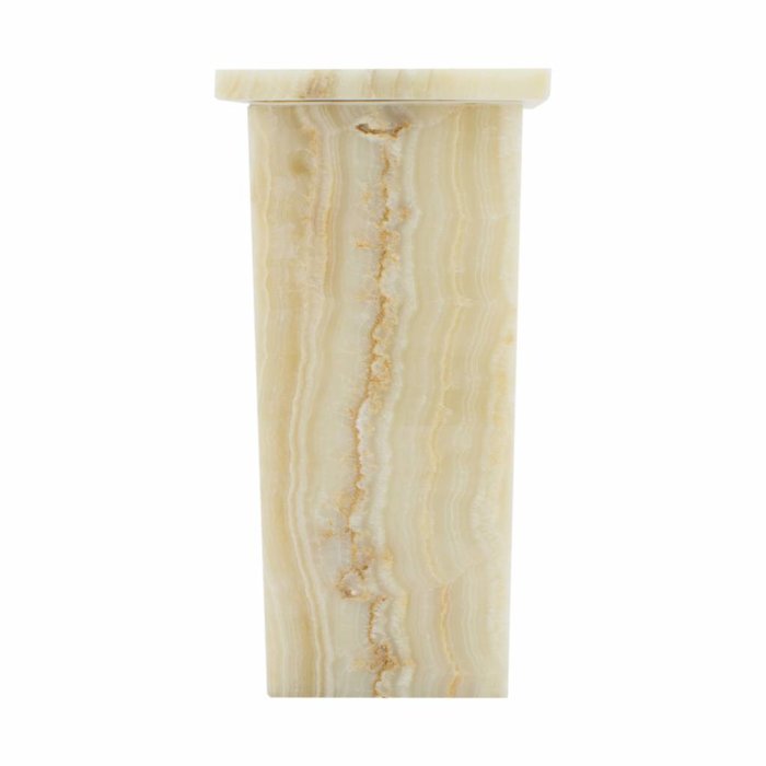 Indomarmer Square Lampe Aus Onyx Höhe 50 cm