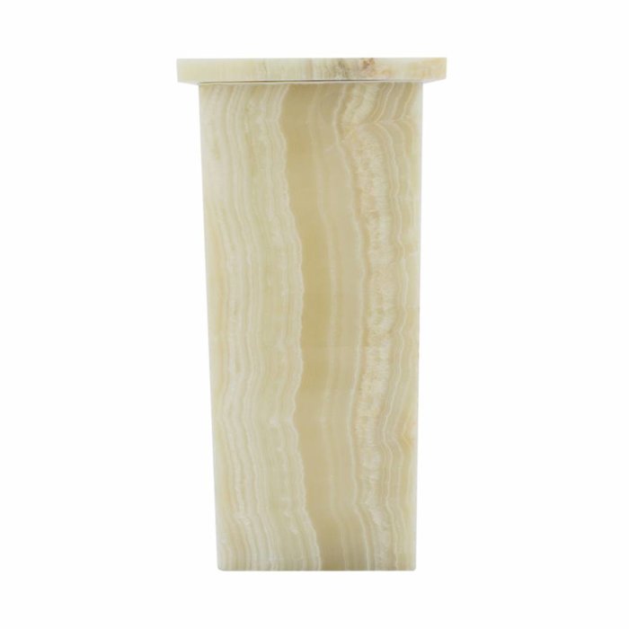 Indomarmer Square Lampe Aus Onyx Höhe 50 cm