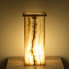 Indomarmer Square Lampe Aus Onyx Höhe 50 cm
