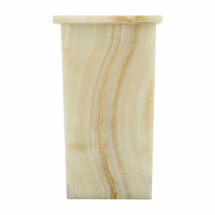 Indomarmer Square Lampe Aus Onyx Höhe 52 cm