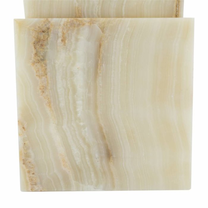 Indomarmer Square Lamp Onyx Hoogte 52 cm