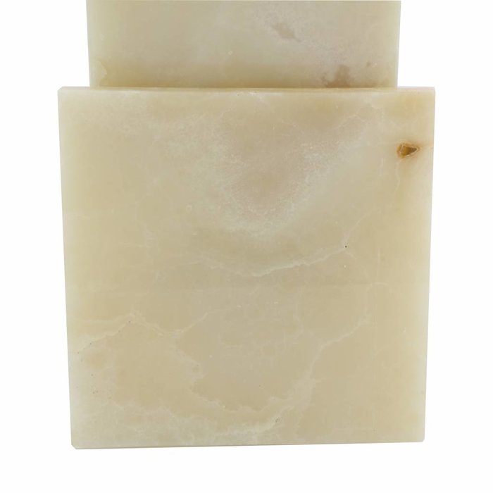 Indomarmer Square Lamp Onyx Hoogte 62 cm