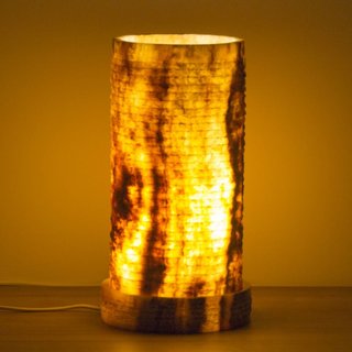 Indomarmer Cylinder Table lamp Onyx
