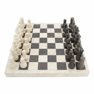 Indomarmer Marble Chessboard 45 x 45 cm Model 1