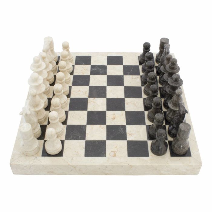 Indomarmer Schaakbord Marmer 40x40cm Model 1