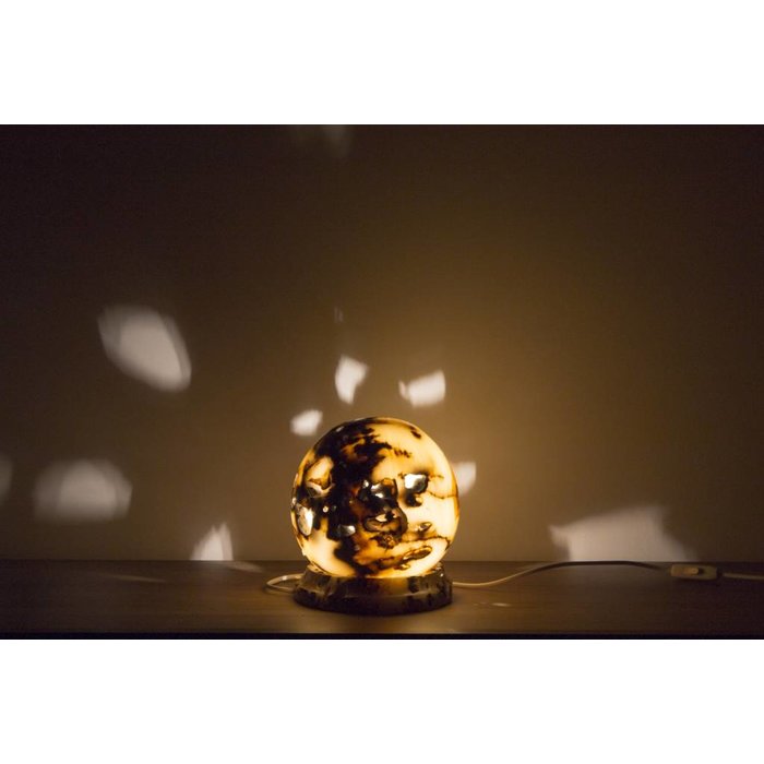 Indomarmer Ball lamp Onyx