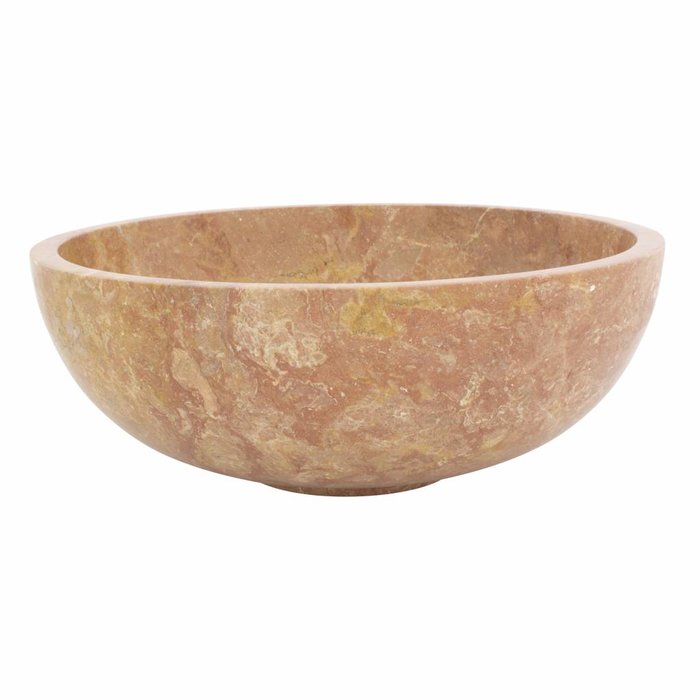 Indomarmer Java Rose Marble Fruit bowl Ø 40 cm