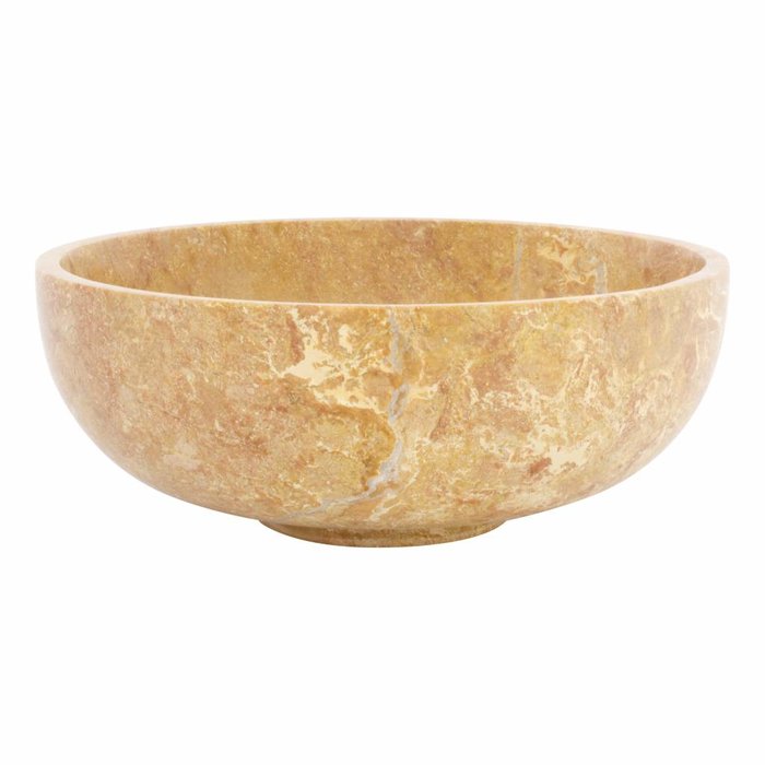 Indomarmer Java Rose Marble Fruit bowl Ø 25 cm