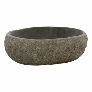 Indomarmer Obstschale aus Flussstein 25/35 cm
