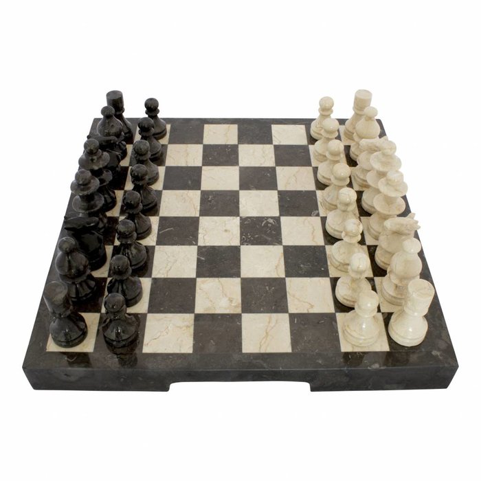 Indomarmer Marble Chessboard 45x45cm Model 2