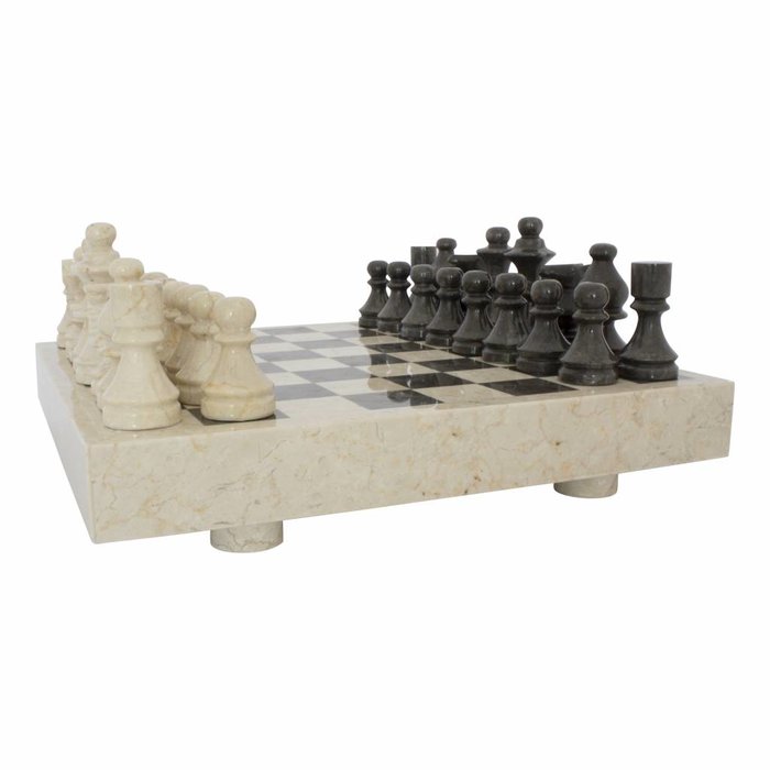 Indomarmer Marble Chessboard 40x40cm Model 3