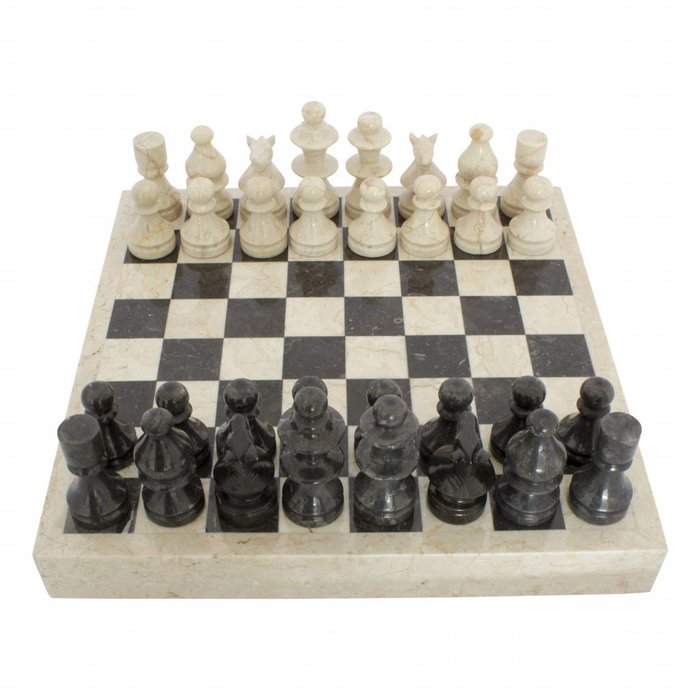 Indomarmer Marble Chessboard 40x40cm Model 3