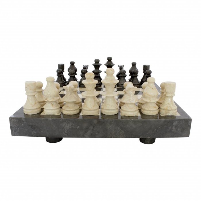 Indomarmer Schaakbord Marmer 40x40cm Model  4