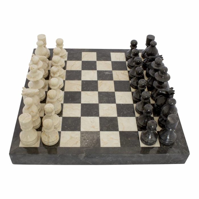 Indomarmer Marble Chessboard 40x40cm Model 4