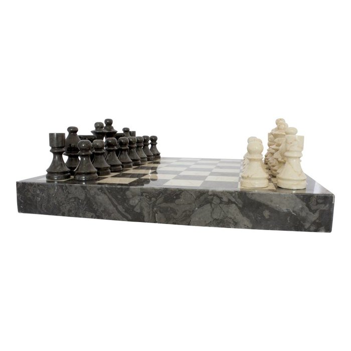 Indomarmer Schachbrett aus Marmor 45x45cm Modell 4