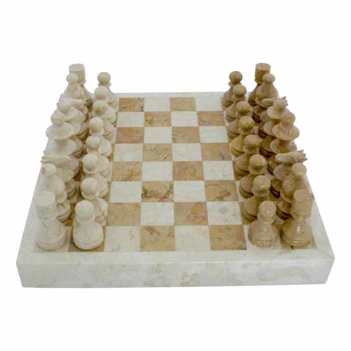 Indomarmer Marble Chessboard 40x40cm Model 5