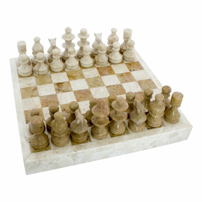 Indomarmer Marble Chessboard 40x40cm Model 5