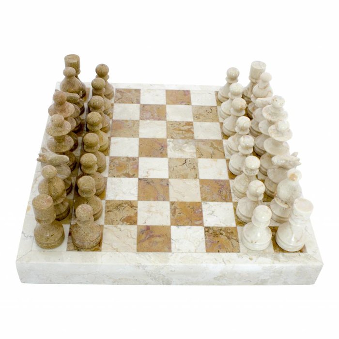 Indomarmer Schaakbord Marmer 40x40cm Model 6