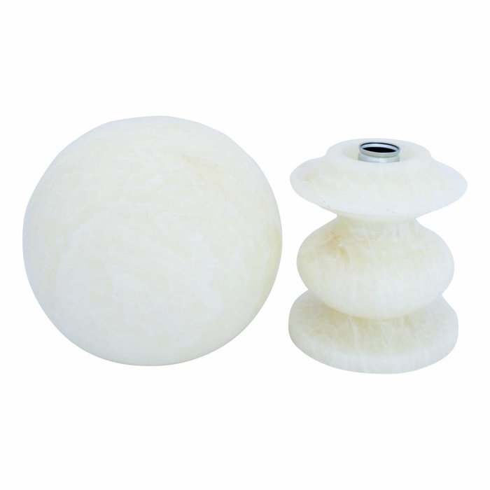 Indomarmer Kugel Lampe Onyx