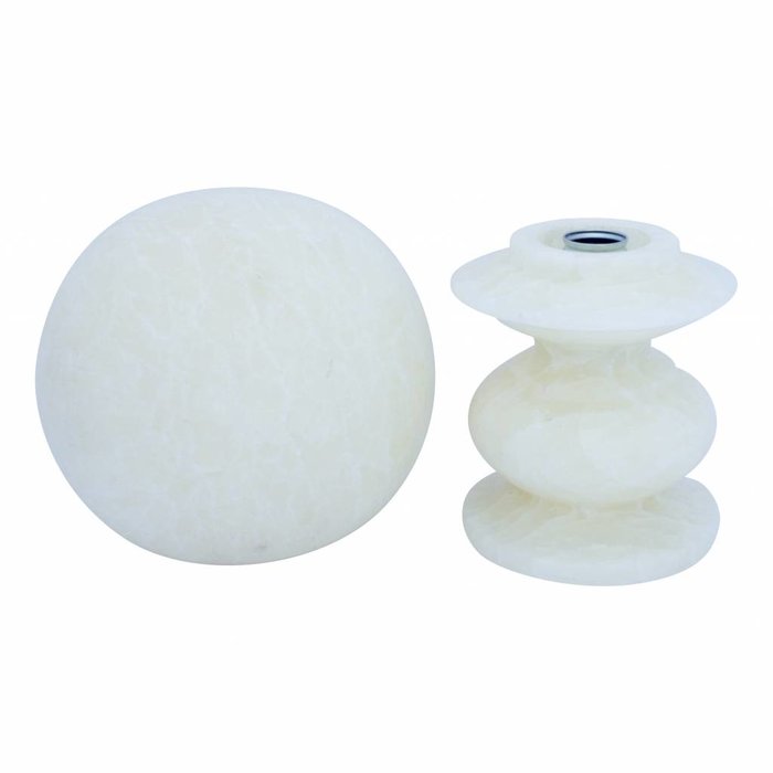Indomarmer Sphere Lamp Onyx