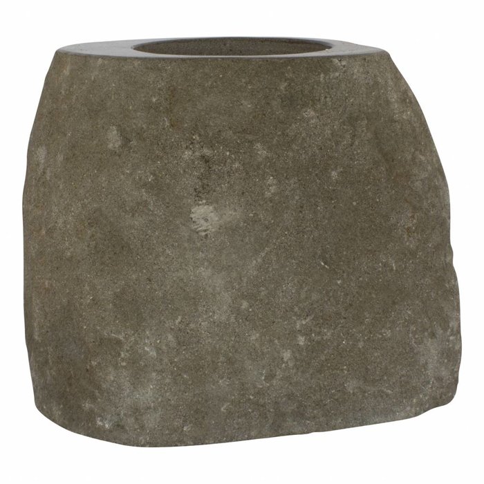 Indomarmer Set van 2 Rivierstenen plantenbakken