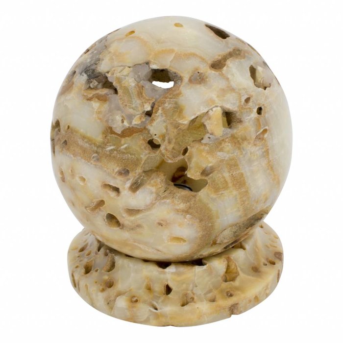Indomarmer Ball lamp Onyx
