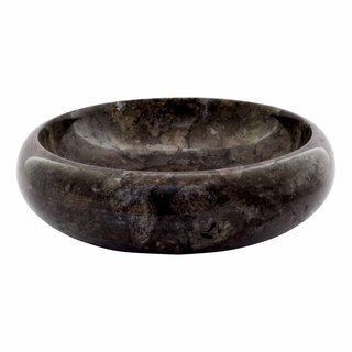 Indomarmer Schwarz Marmor Waschbecken Donat Ø 40 x H 12 cm