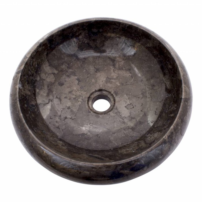Indomarmer Black Marble Wash bowl Donut Ø 40 x H 12 cm