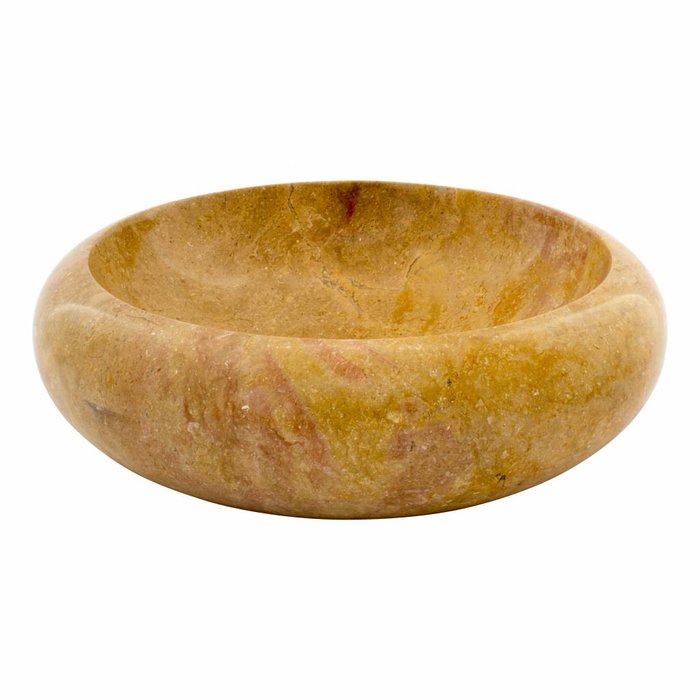 Indomarmer Waskom Donut Rood Marmer Ø 40 x H 12 cm