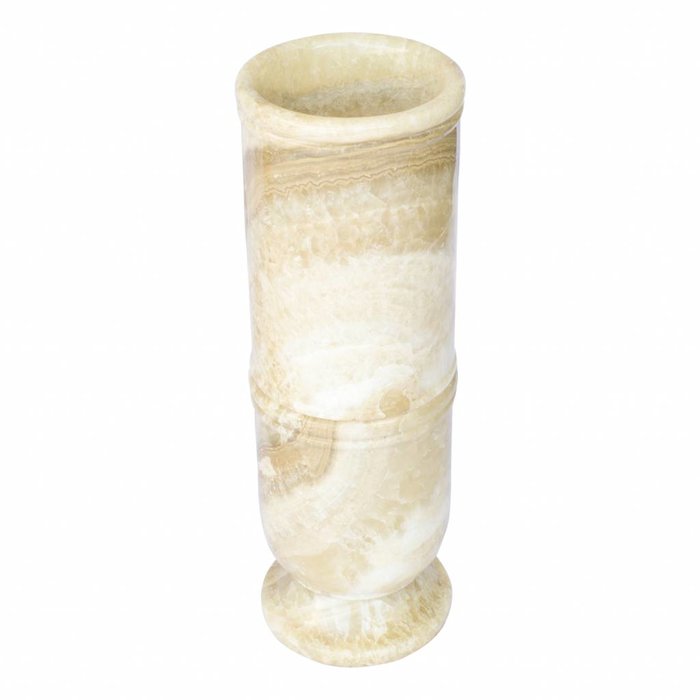 Indomarmer Paraplu Vaas Onyx H60cm Ø20cm