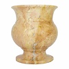 Vase aus Rotem Marmor H17cm Ø15