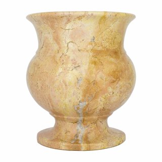 Indomarmer Vaas Rood Marmer H17cm Ø15cm
