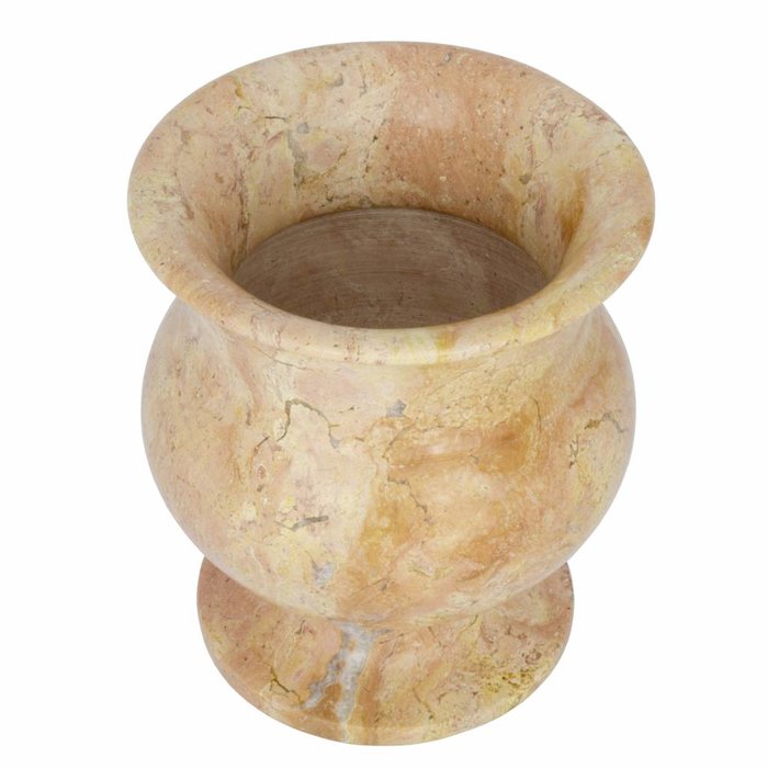 Indomarmer Vaas Rood Marmer H17cm Ø15cm