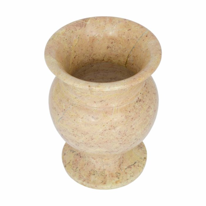 Indomarmer Vaas Rood Marmer H17cm Ø12