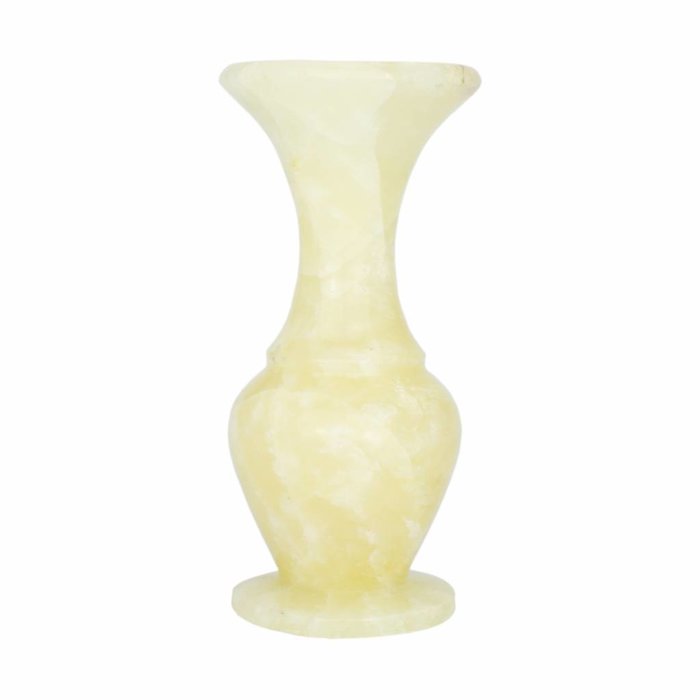 Indomarmer Rosenvase aus Onyx H16cm Ø8cm
