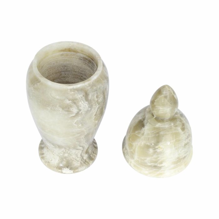 Indomarmer Pot Met Deksel H28cm Ø8cm