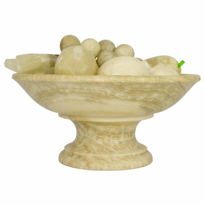 Indomarmer Schaal Met Fruit Onyx