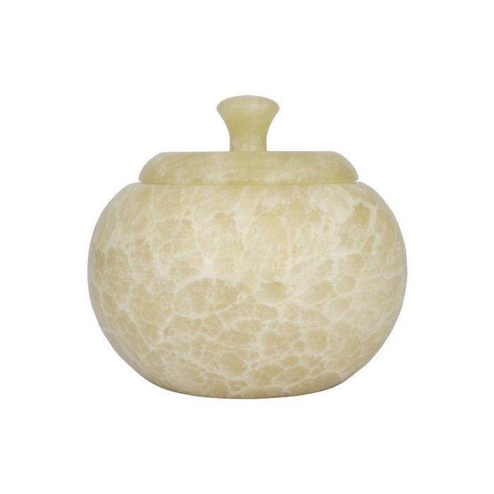 Indomarmer Pot Met Deksel H14cm Ø12cm